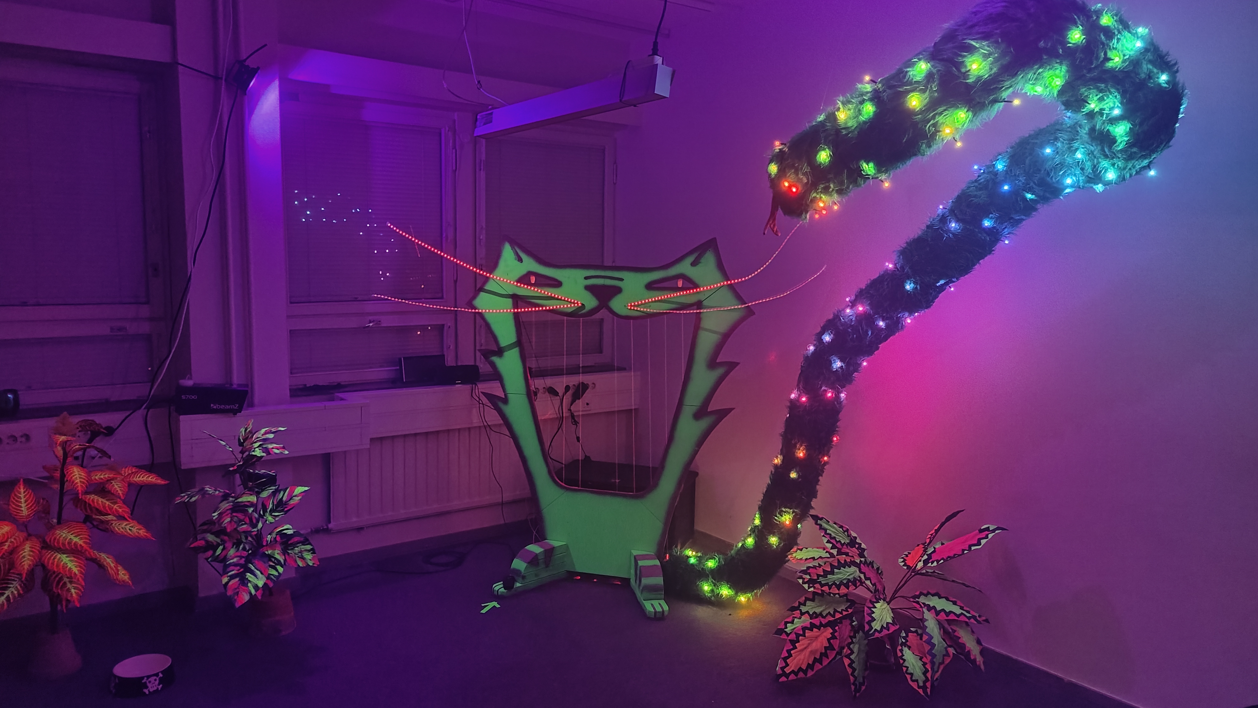 Cat themed Laser Harp